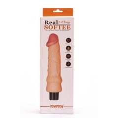   7.8" Real Softee Vibrating Dildo  2 Realisztikus vibrátor