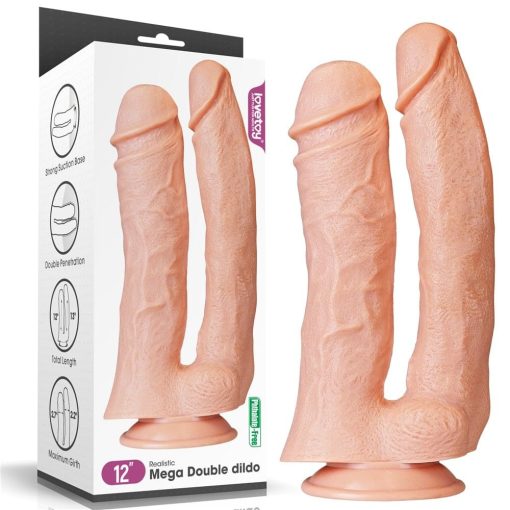 12'' Realistic Mega Double Dildo Dildó