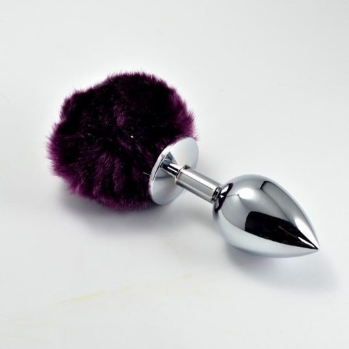 Pompon Metal Plug Small Purple Fenékdugó