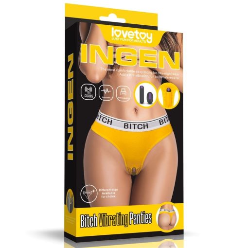 Bitch Vibrating Panties M/L Női fehérnemű