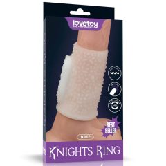   Vibrating Spiral Knights Ring (White) II Péniszgyűrű/Mandzsetta