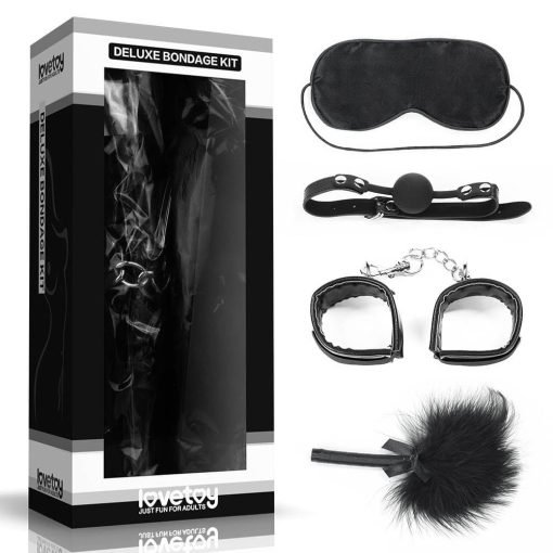 Deluxe Bondage Kit Black IV BDSM szett