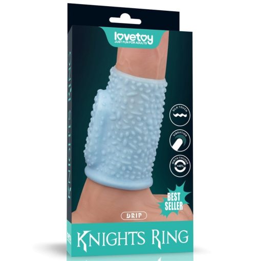 Vibrating Drip Knights Ring Péniszgyűrű/Mandzsetta