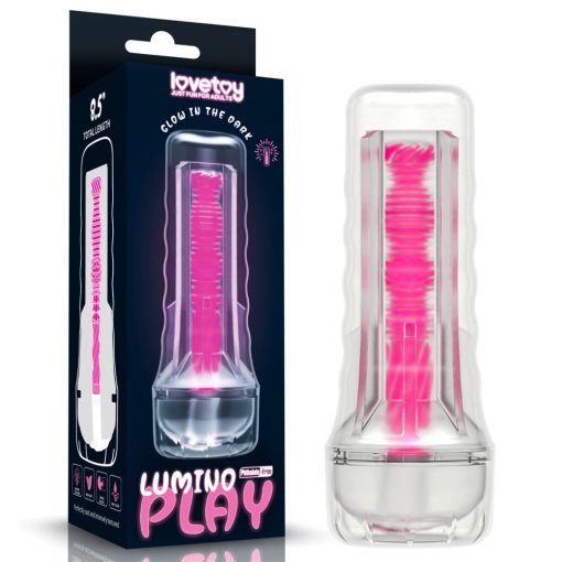 8.5'' Lumino Play Masturbator - Pink Glow Férfi maszturbátor