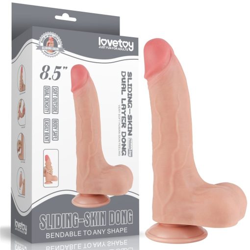 8.5'' Sliding Skin Dual Layer Dong Flesh II Dildó