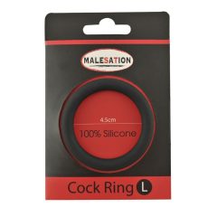   Malesation Silicone Cock Ring Black L Péniszgyűrű/Mandzsetta