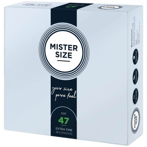 MISTER SIZE 47 mm Condoms 36 pieces Óvszer