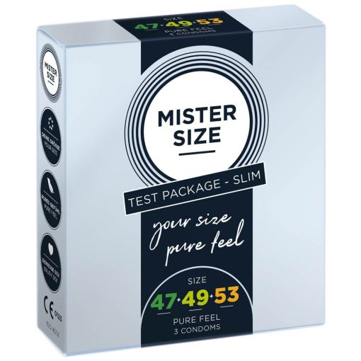 MISTER SIZE - 47-49-53 (3 condoms) Óvszer