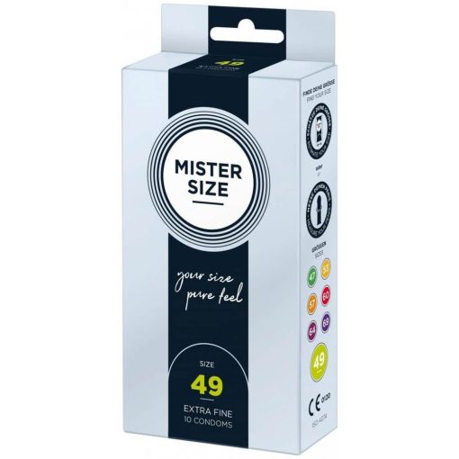 MISTER SIZE 49 mm Condoms 10 pieces Óvszer