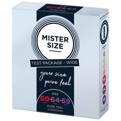 MISTER SIZE - 60-64-69 (3 condoms) Óvszer