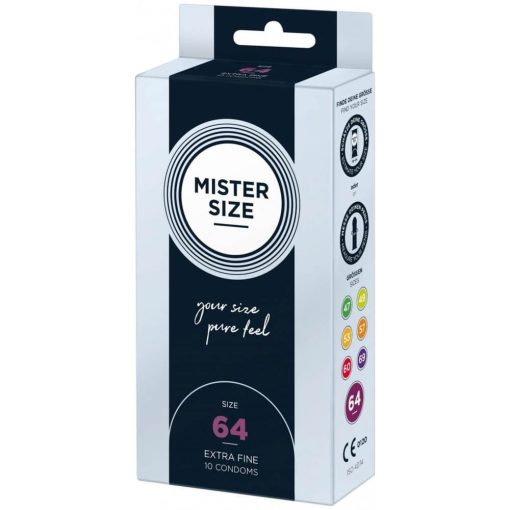 MISTER SIZE 64 mm Condoms 10 pieces Óvszer