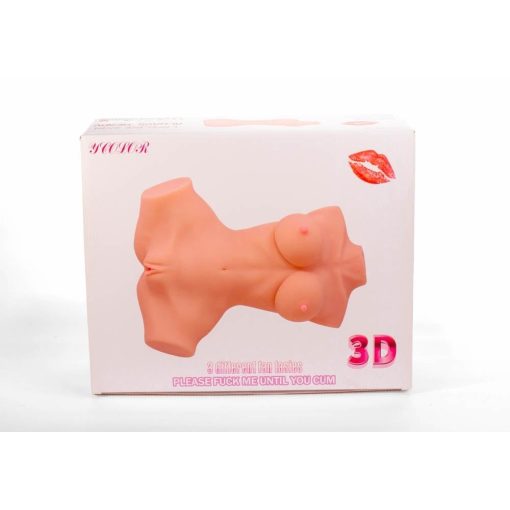 Double Hole 3D Masturbator III Férfi maszturbátor