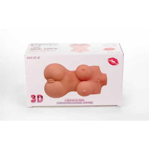 Double Hole 3D Masturbator IV Férfi maszturbátor