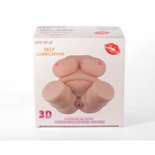 Double Hole 3D Masturbator V Férfi maszturbátor