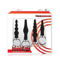 BACK UP BUTT PLUG KIT BLACK Szett (segédeszközök)