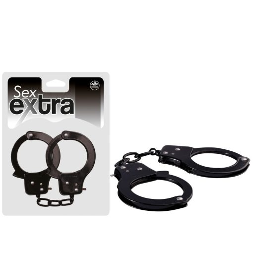 SEX EXTRA - METAL CUFFS BLACK Bilincs/Kötöző