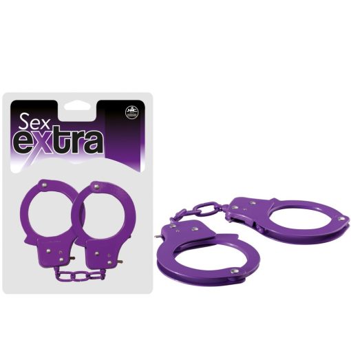 SEX EXTRA - METAL CUFFS PURPLE Bilincs/Kötöző