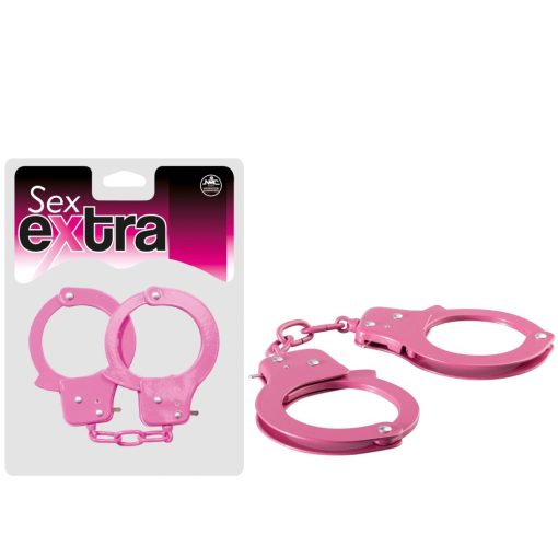 SEX EXTRA - METAL CUFFS PINK Bilincs/Kötöző