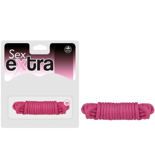 SEX EXTRA - LOVE ROPE BURGUNDY Bilincs/Kötöző