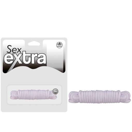 SEX EXTRA - LOVE ROPE WHITE Bilincs/Kötöző