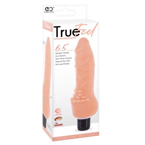 TRUE FEEL TPR VIBRATOR 6.5" III Realisztikus vibrátor