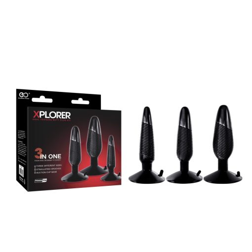 XPLORER BUTT PLUG KIT Szett (segédeszközök)