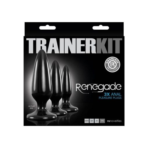 Renegade Pleasure Plug 3 pc Trainer Kit Szett (segédeszközök)