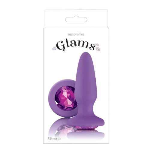 Glams Purple Gem Fenékdugó