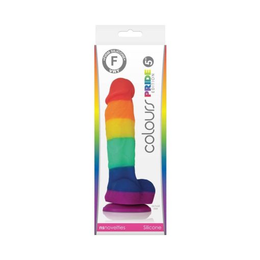 Colours Pride Edition 5 inch Dildo Rainbow Dildó