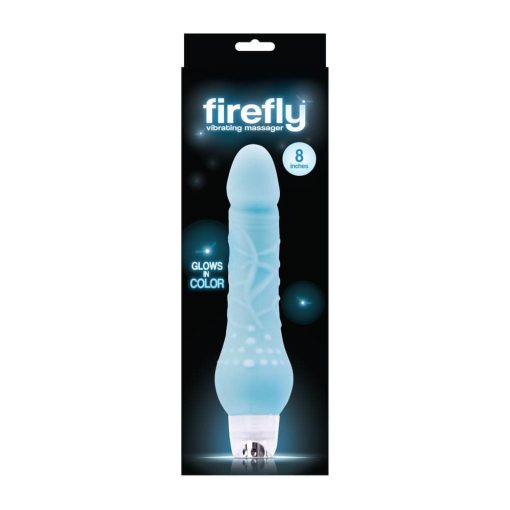 Firefly 8 inch Vibrating Massager Blue Realisztikus vibrátor