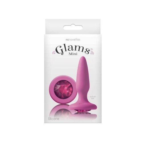 Glams Mini Pink Gem Fenékdugó