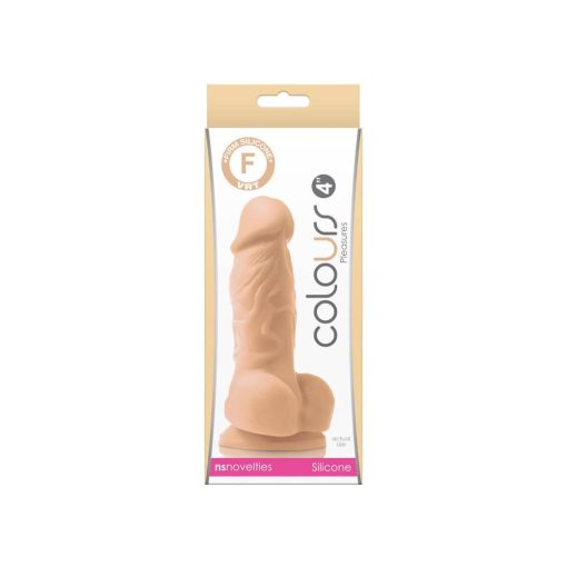 Colours Pleasures 4 inch Dildo White Dildó