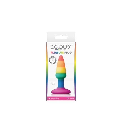 Colours - Pride Edition - Pleasure Plug - Mini -Rainbow Fenékdugó