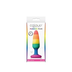   Colours - Pride Edition - Pleasure Plug - Small -Rainbow Fenékdugó