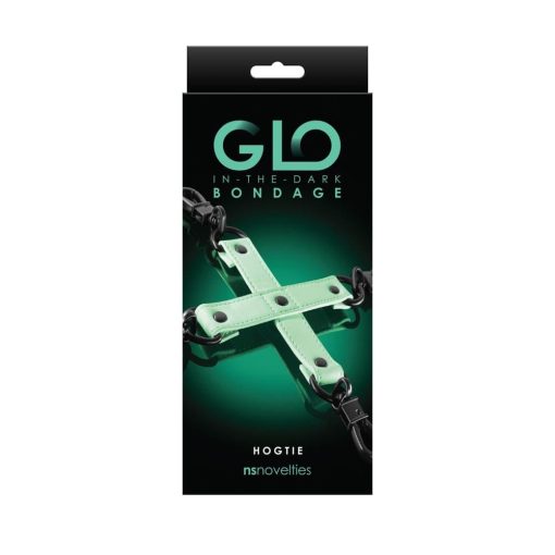 GLO Bondage - Hog Tie - Green Bilincs/Kötöző