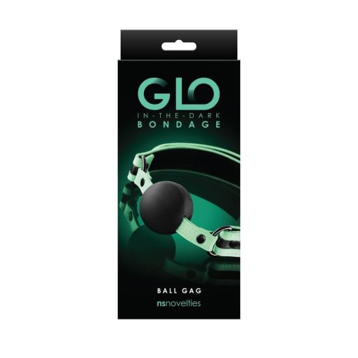 GLO Bondage - Ball Gag - Green Szájpöcök