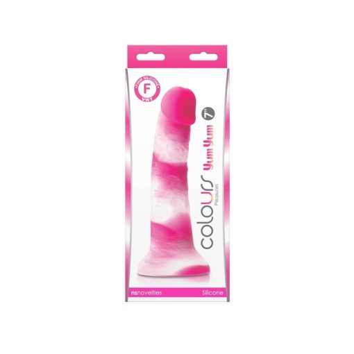 Colours - Pleasures - Yum Yum  7" Dildo - Pink Dildó