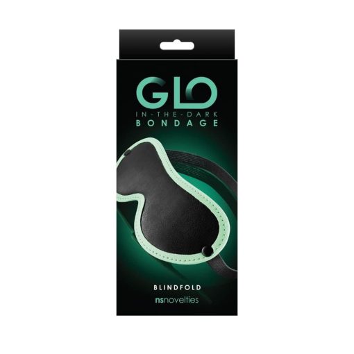 GLO Bondage - Blindfold - Green Masz/Szemkötő/Fejfedő