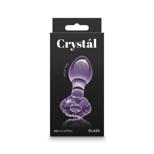 Crystal - Flower - Purple Fenékdugó