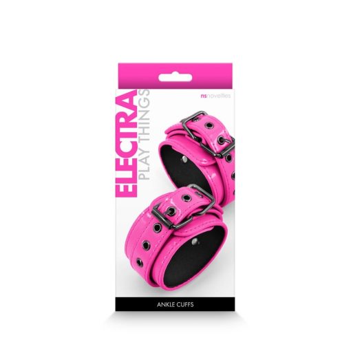 Electra - Ankle Cuffs - Pink Bilincs/Kötöző