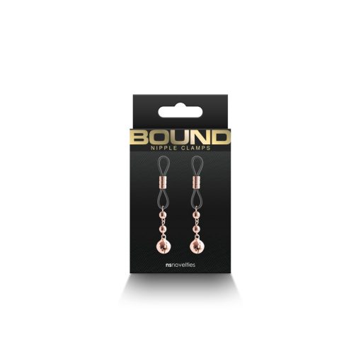 Bound - Nipple Clamps - D1 - Rose Gold Mellcsipesz