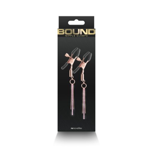 Bound - Nipple Clamps - D3 - Rose Gold Mellcsipesz