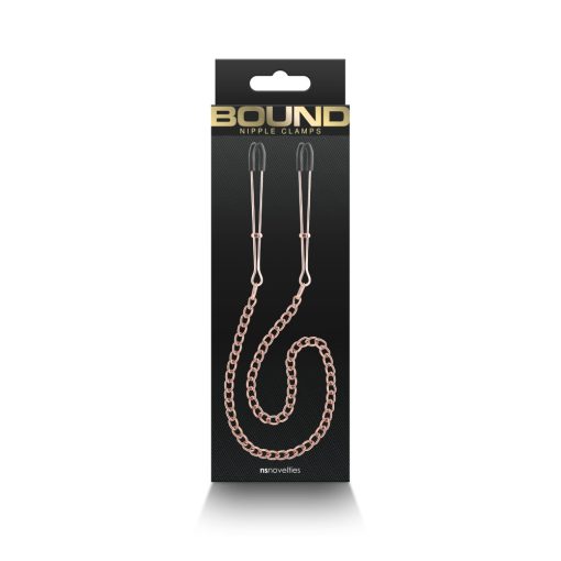 Bound - Nipple Clamps - DC3 - Rose Gold Mellcsipesz