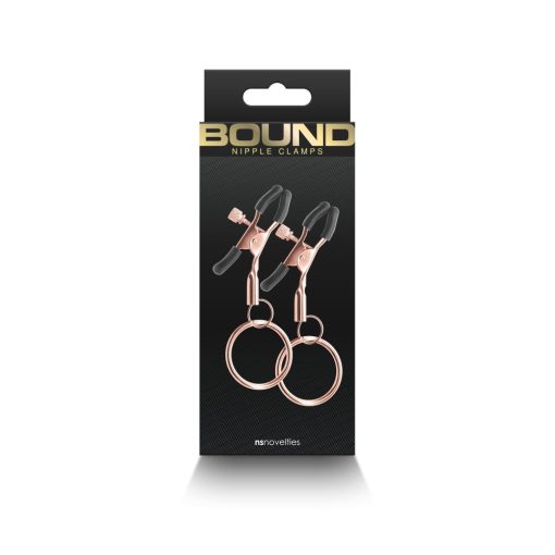 Bound - Nipple Clamps - C2- Rose Gold Mellcsipesz