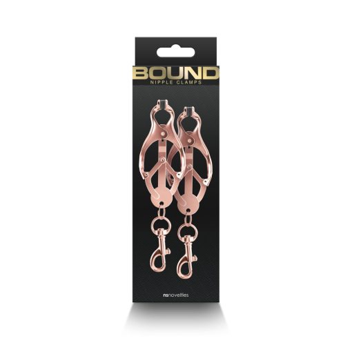 Bound - Nipple Clamps - C3 - Rose Gold Mellcsipesz