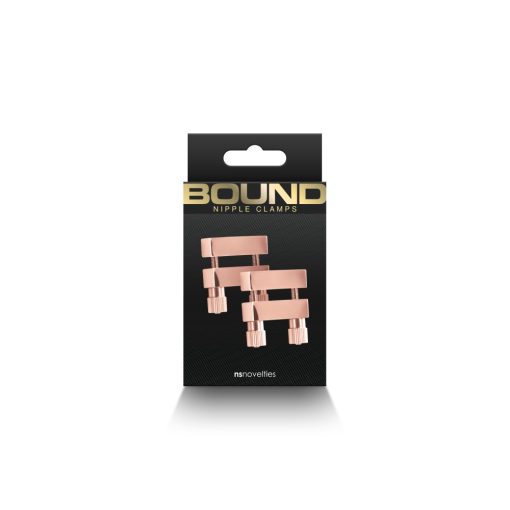 Bound - Nipple Clamps - V1 - Rose Gold Mellcsipesz