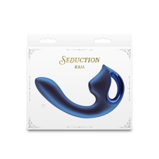 Seduction - Kaia - Metallic Blue Nonfiguratív Vibrátor