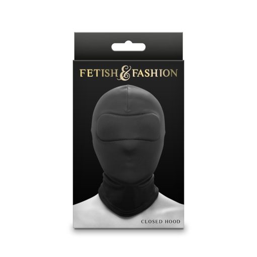 Fetish & Fashion - Closed Hood - Black - Alternate Package Masz/Szemkötő/Fejfedő