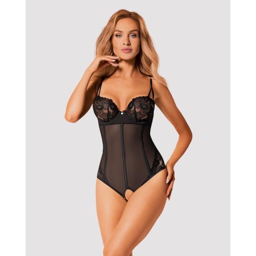 Serena Love crotchless teddy   XS/S Női body