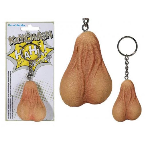 Metal key chain Testicle játék és ajándék